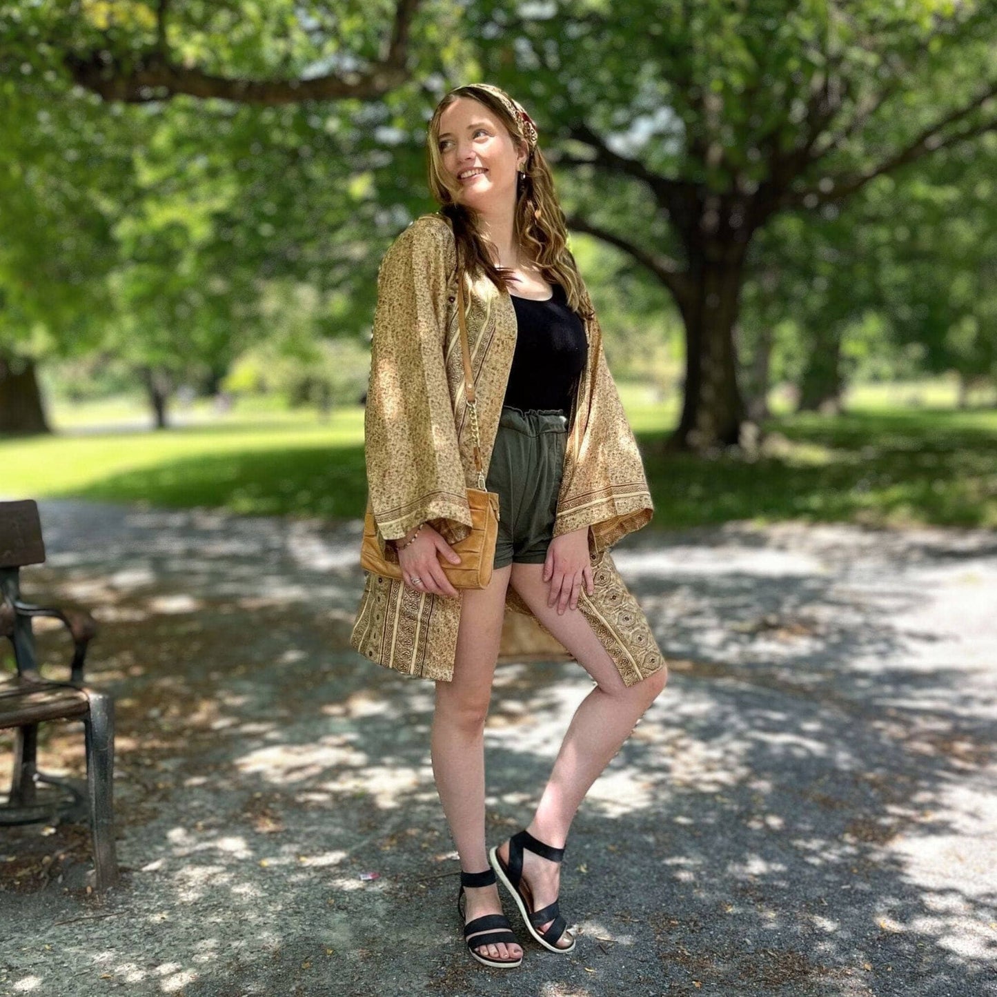 The Charlotte - Short Sari Robe