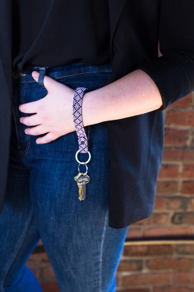 Lina Key Fob - Lavender