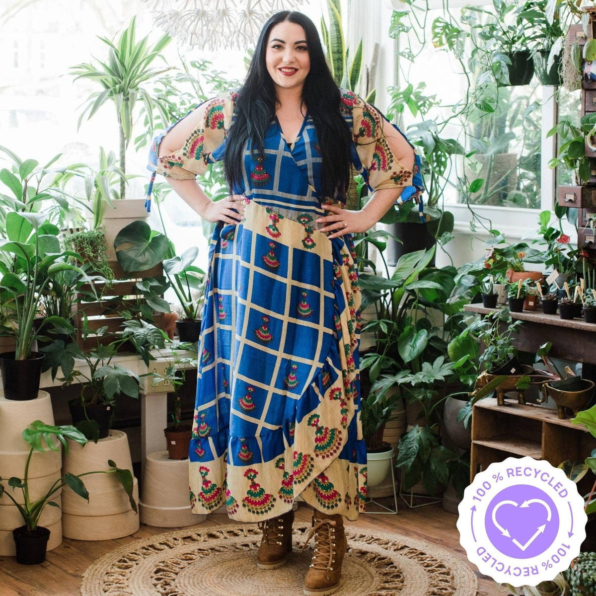Warehouse Closeout: The Zaria - Sari Wrap Dress