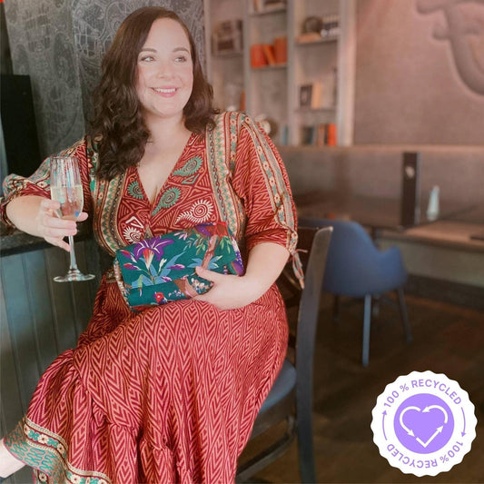 Warehouse Closeout: The Zaria - Sari Wrap Dress
