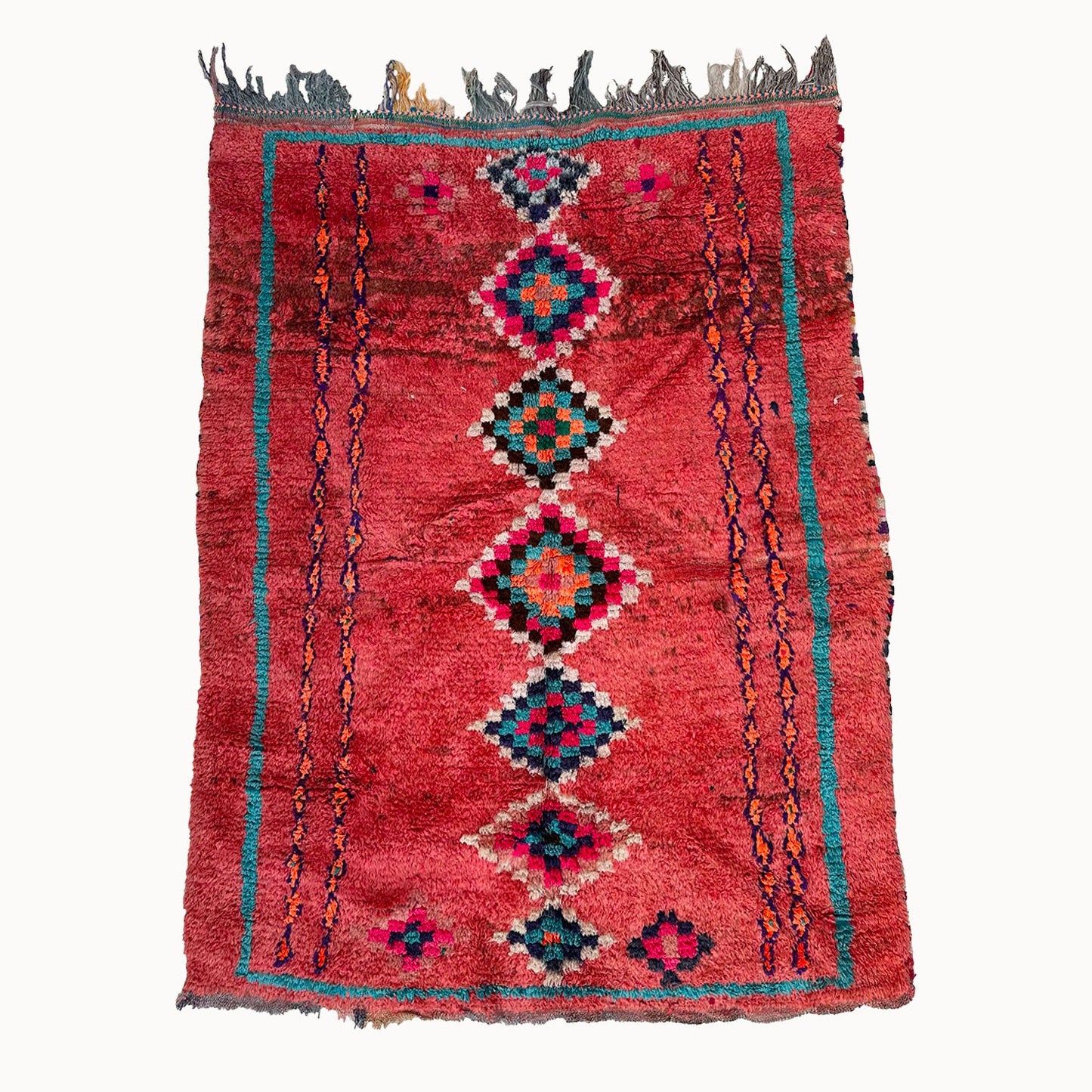 Tino Vintage Moroccan Rug | 4’7” x 5’8”