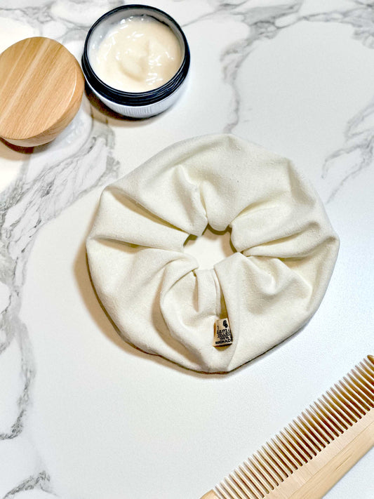 Raw Silk Towel Scrunchie