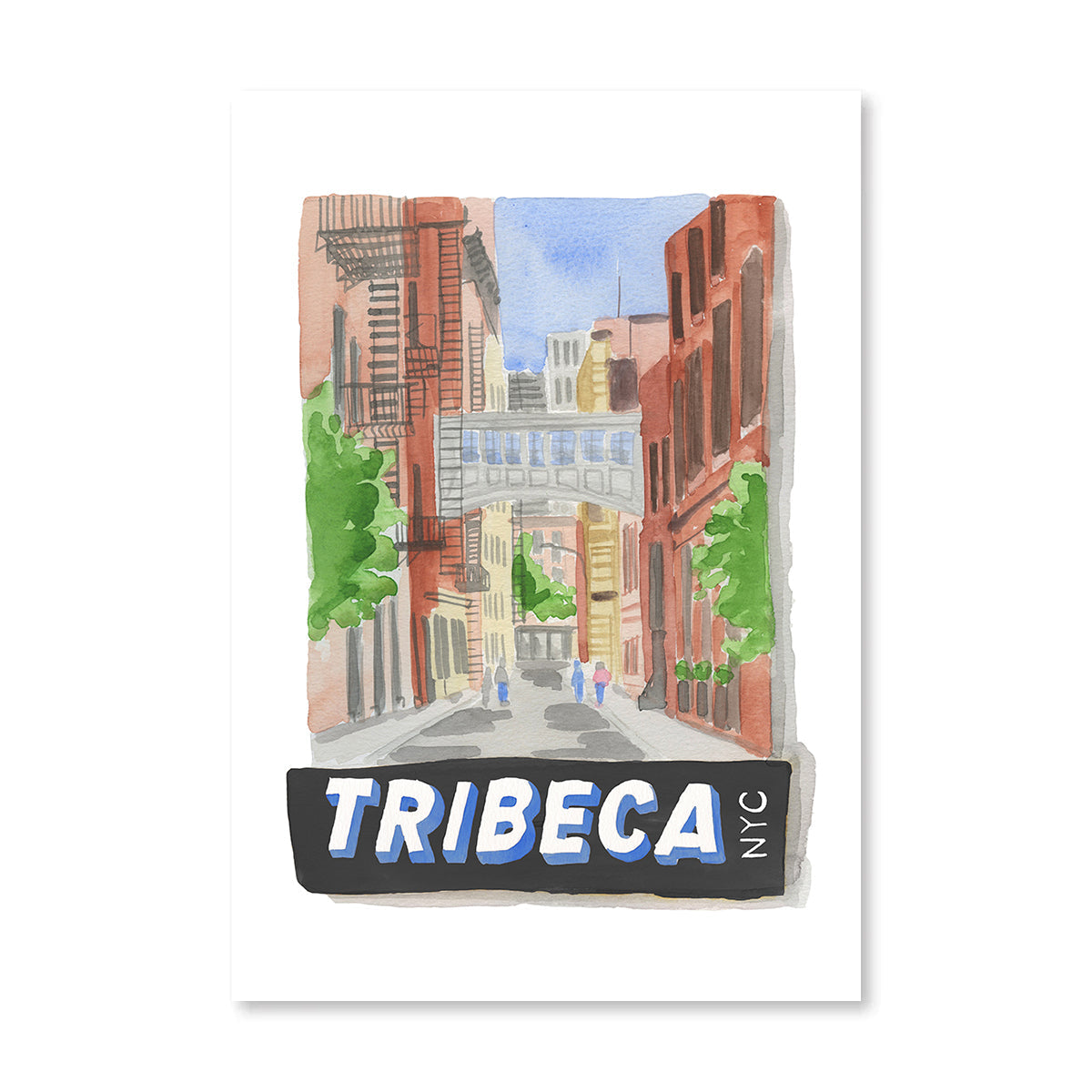 Tribeca NYC Matchbook Art Print - Osadia Concept Store