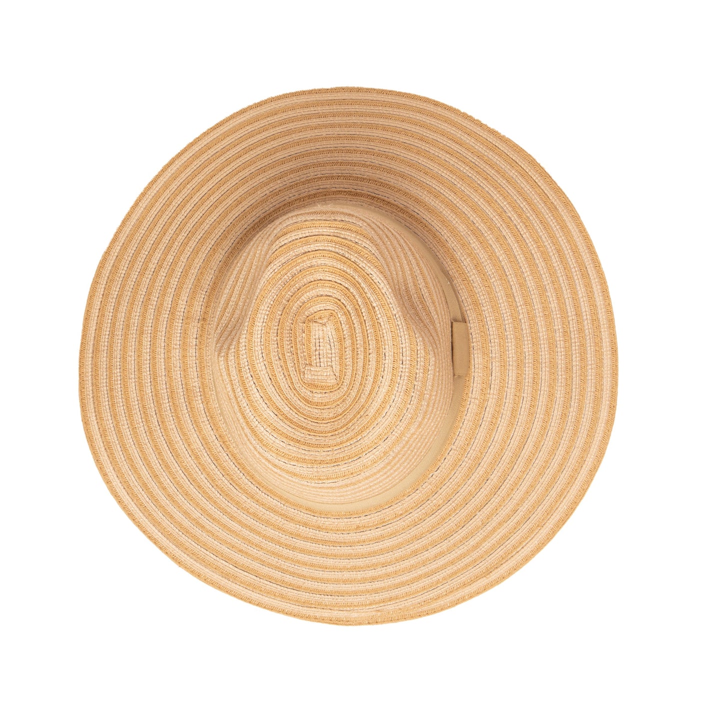 Women's Mixed Braid Pinched Knot Trim Fedora