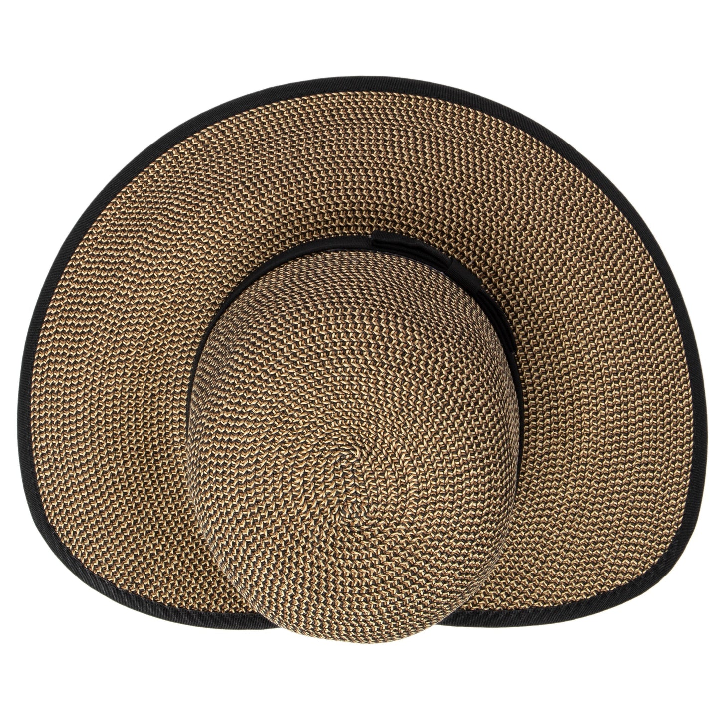 Women's Ultrabraid Round Crown Face Saver Sun Hat with Grosgrain Ribbon and Velcro Back Closure