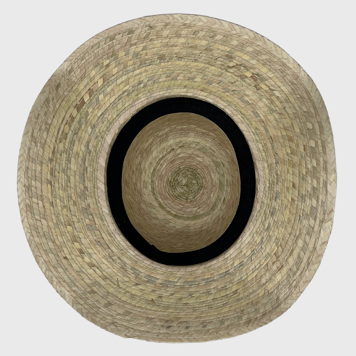 Floppy Palm Hat- Leaves Macrame Band