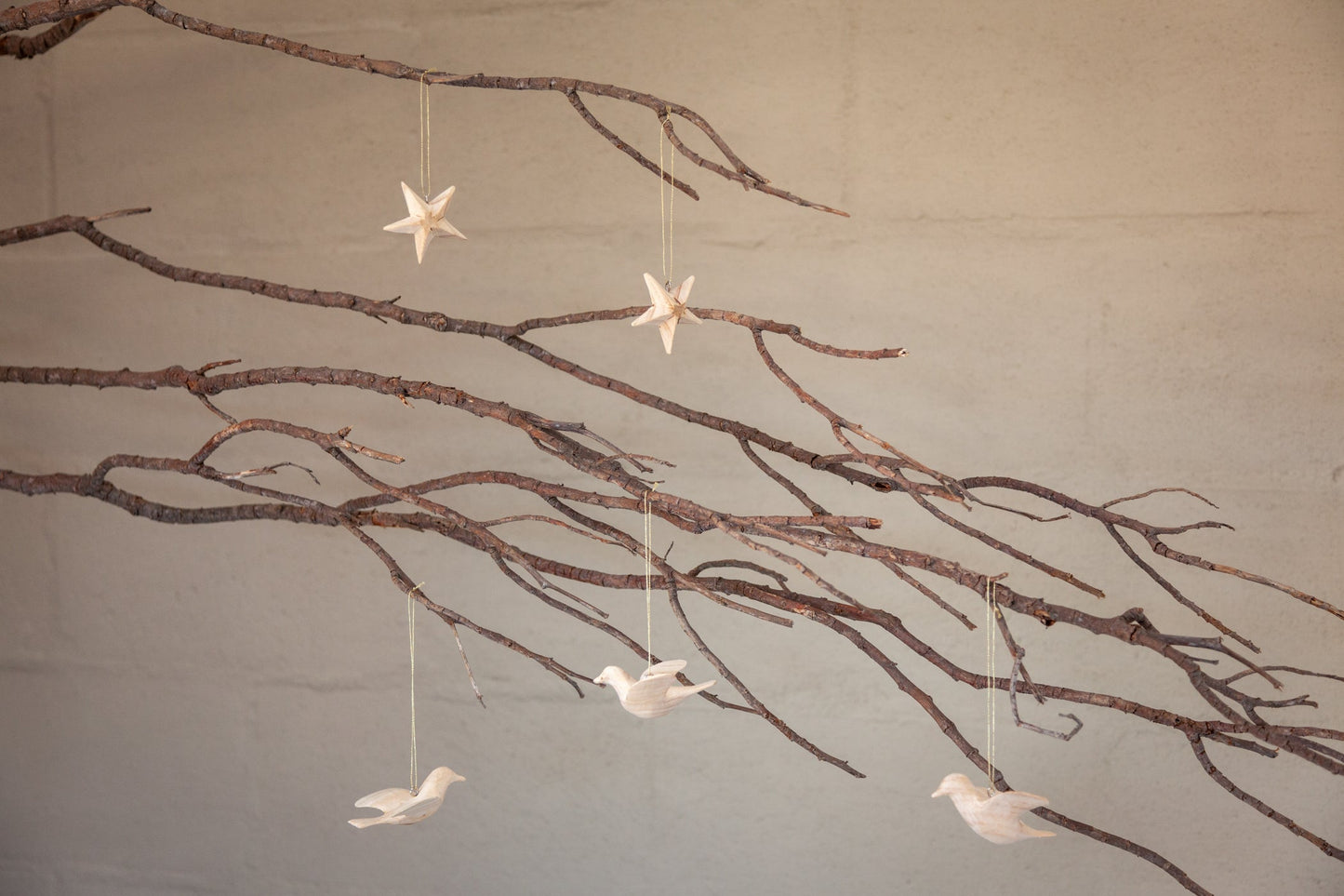 Wooden Sunbird Ornament