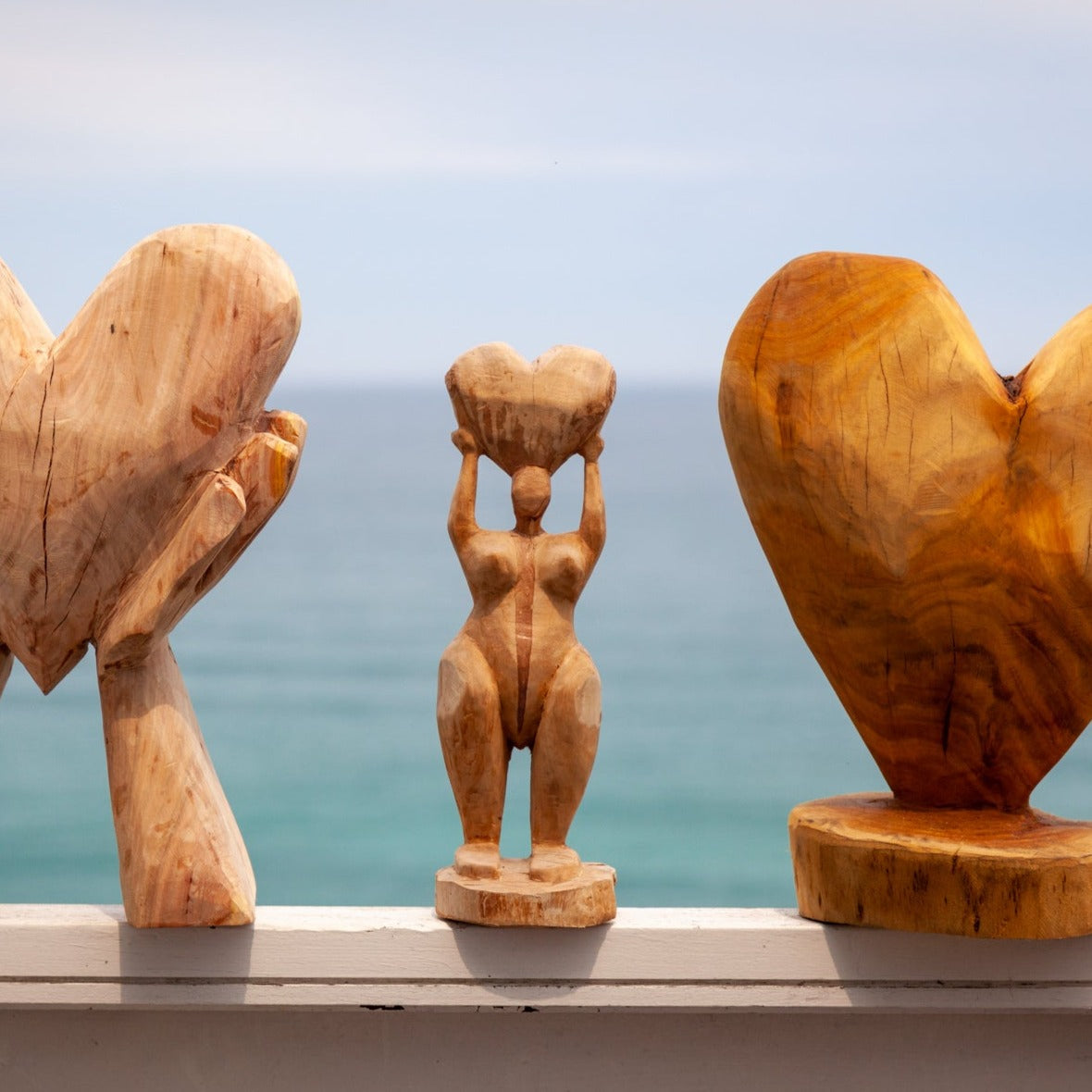 Mother Nurture Natural Eucalyptus Wood Sculpture