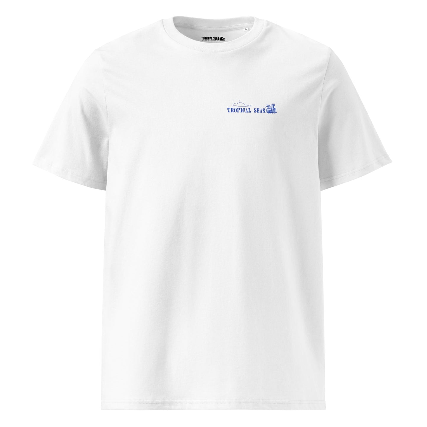 “Lost But Free” Organic Ribbed Neck Tee