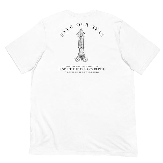Respect the Depths Squid staple eco t-shirt