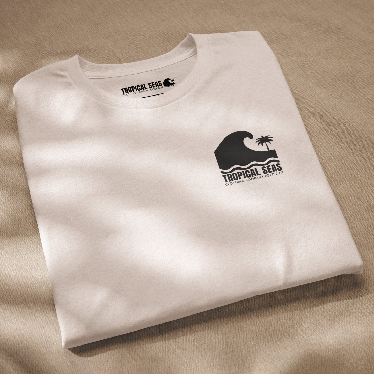 Respect the Depths Shark Silhouette Staple Eco T-shirt
