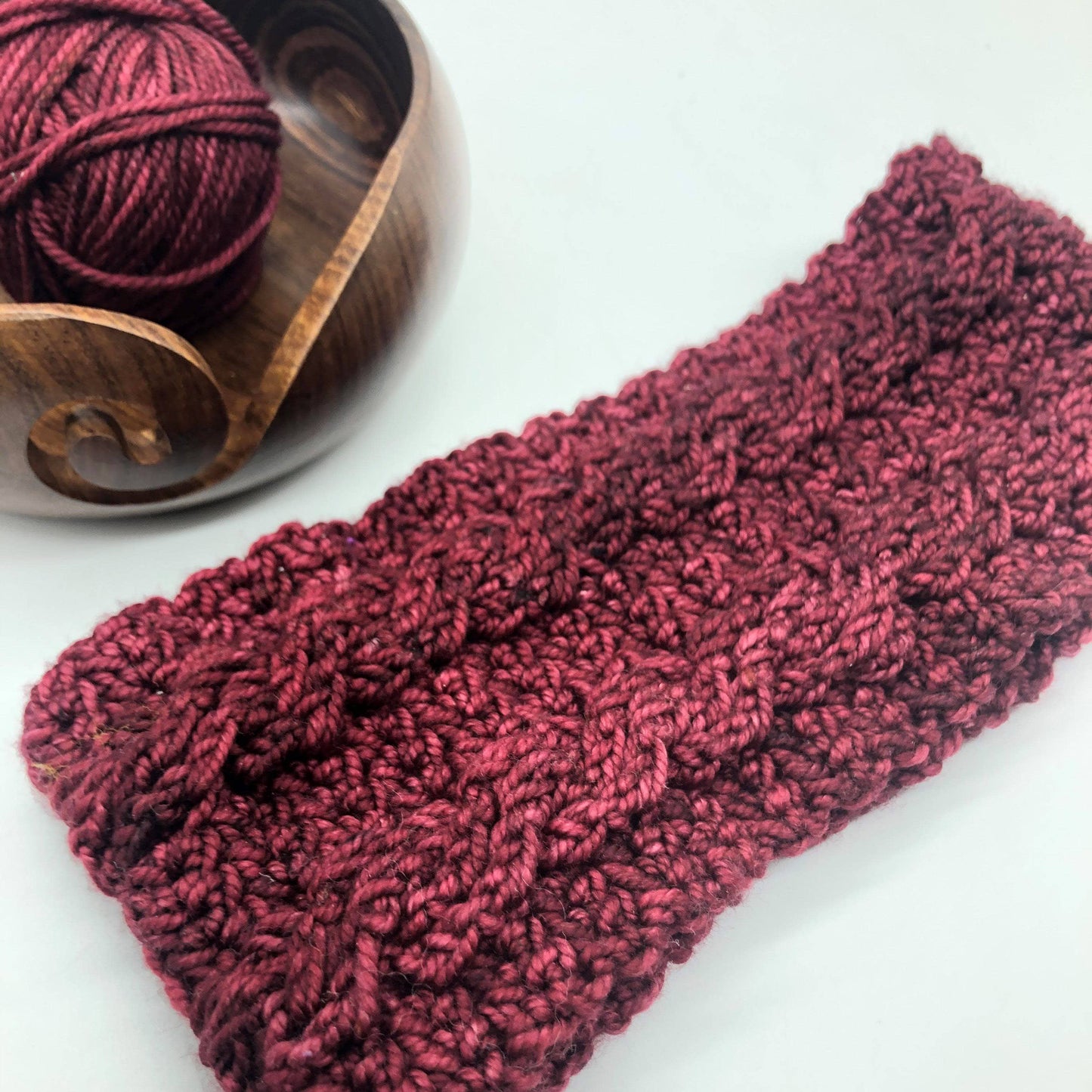 Twin Cable Headband Crochet Pattern