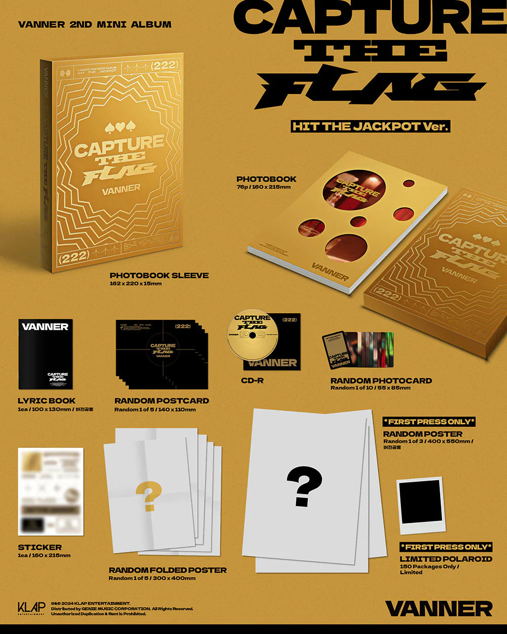 Vanner 2nd Mini Album - Capture The Flag
