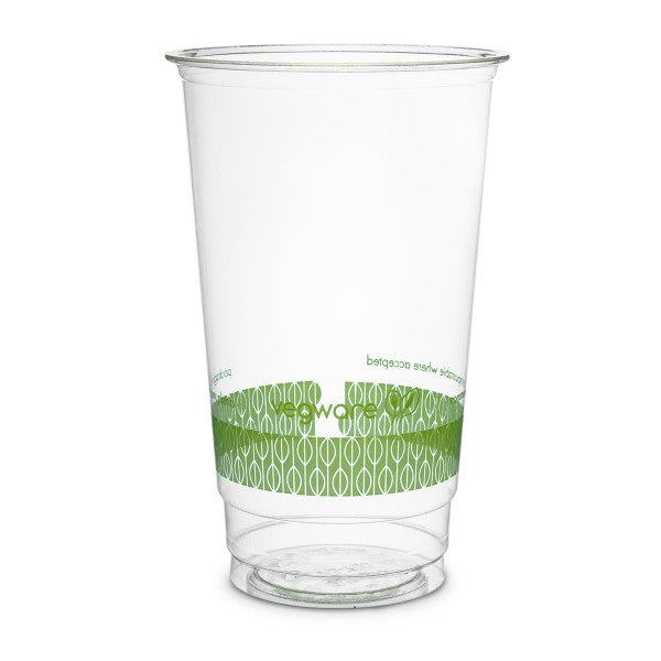 Vegware 24oz PLA Cold Cup 96-Series Compostable (QTY 1000), SKU R700Y-G
