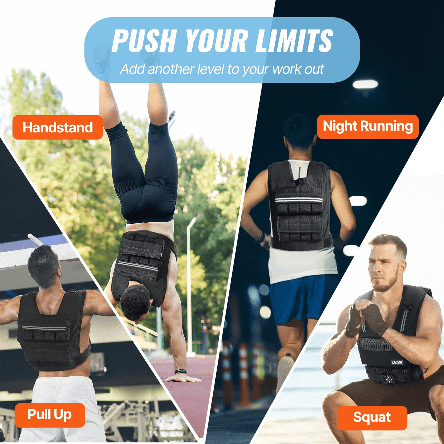 35lb Adjustable Weighted Vest | Strength Training & Running - Osadia Concept Store