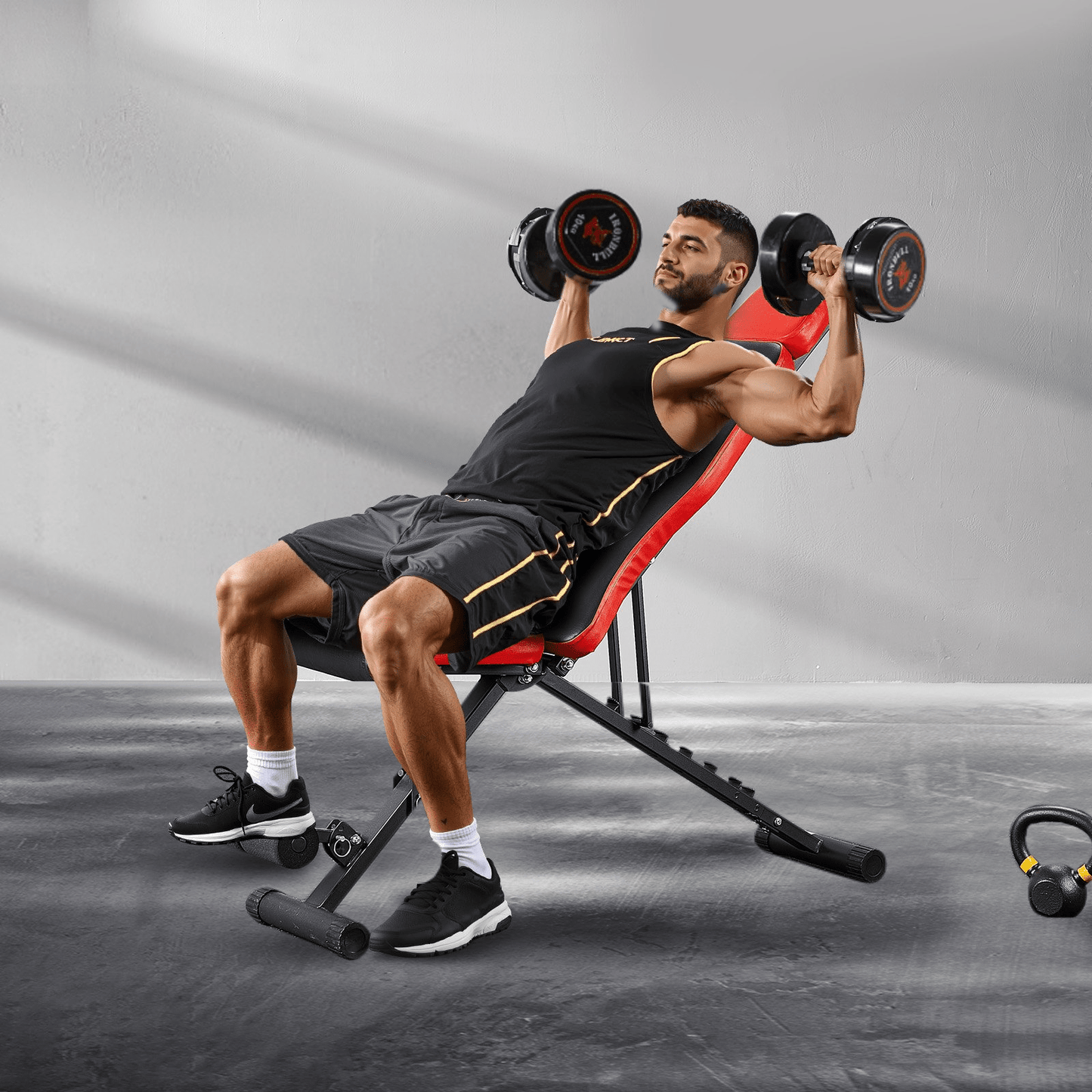 VEVOR Adjustable Weight Bench - Sit-Up Bench for Home Gym - Osadia Concept Store