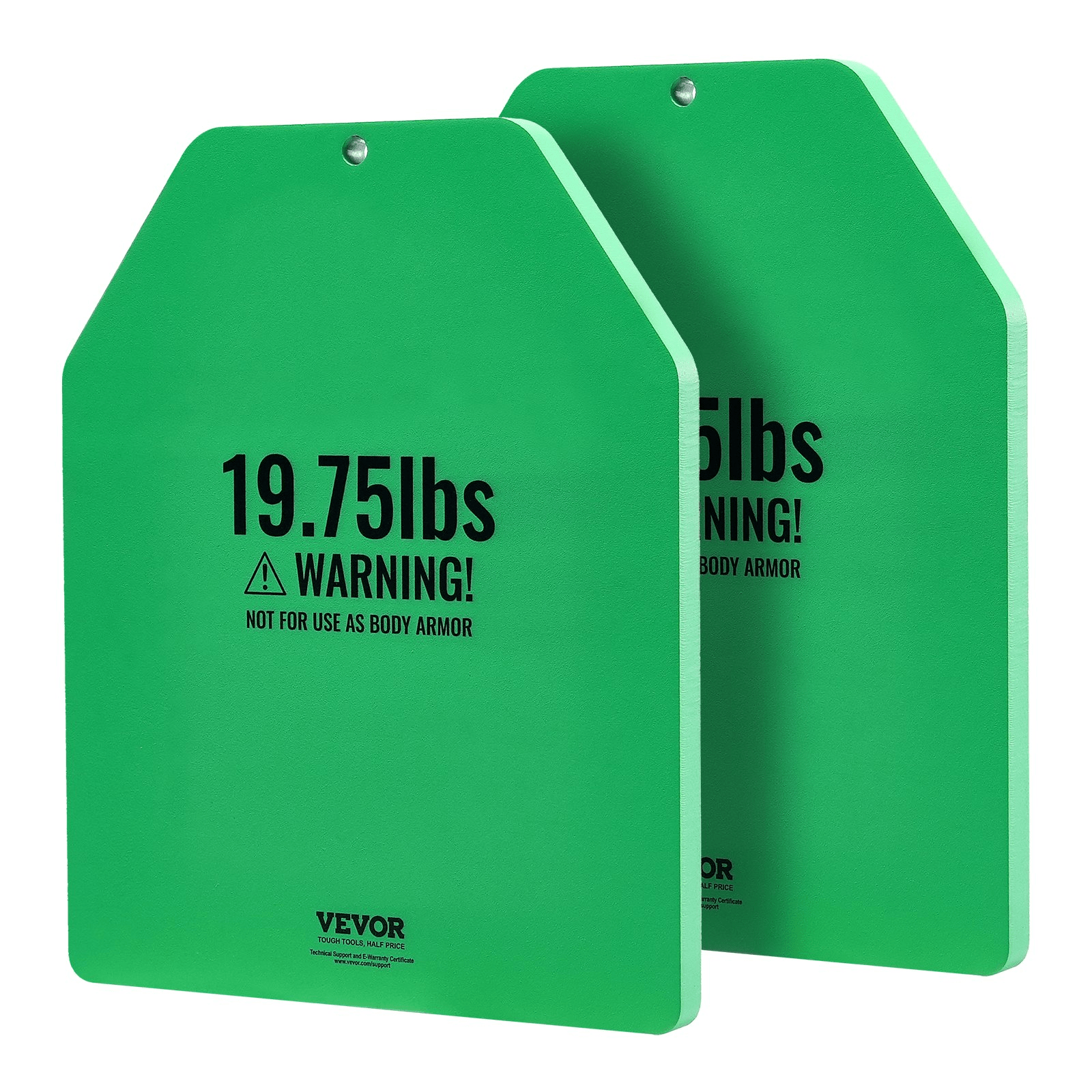 VEVOR Weight Vest Plates for Strength Training Running Workout 2x19.75 LB Plates - Osadia Concept Store