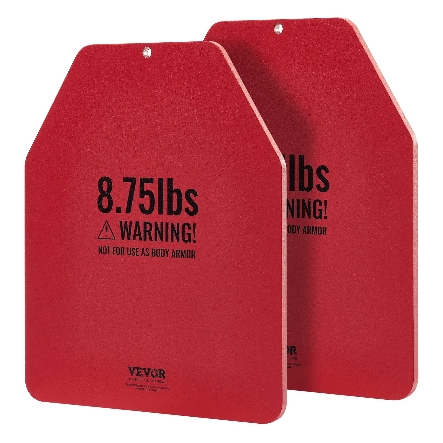 VEVOR Weight Vest Plates for Strength Training Running Workout 2x8.75 LB Plates - Osadia Concept Store