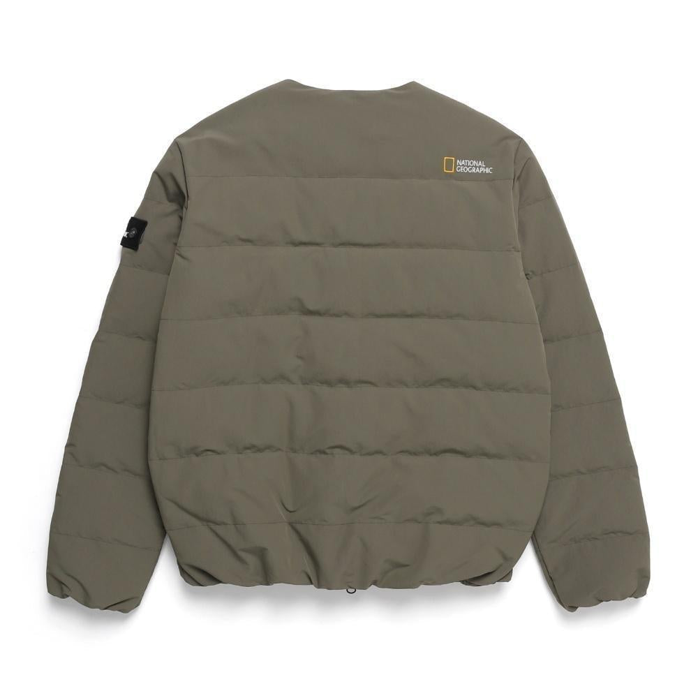 Riize 24Fw Heron Collection - U-Neck Lightweight Goose Down Jumper K Mocha