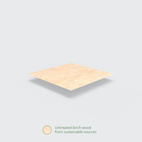 Vegware 6 in Wooden Spoon, Renewable Birchwood (QTY 1000), SKU VT-SP6