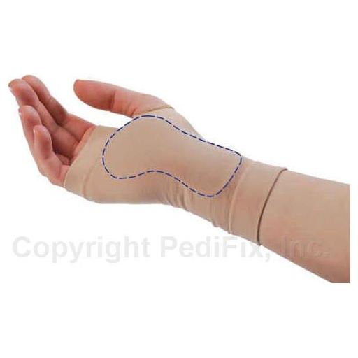 Pedifix Visco-Gel Carpal Tunnel Relief Sleeve, Large Left, 1 ea - 2 Oz
