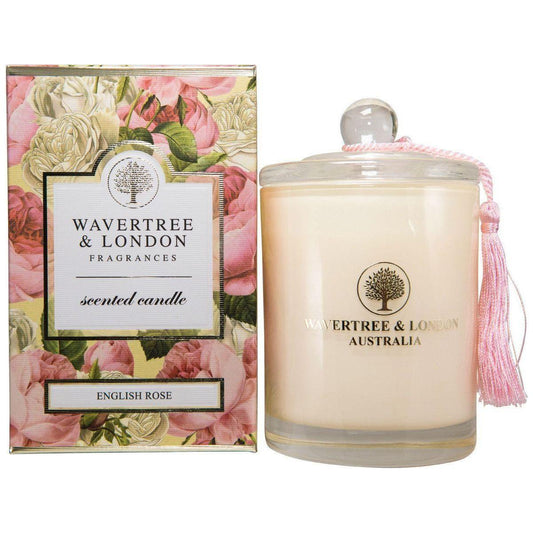 Wavertree & London English Rose Candle, 38 oz