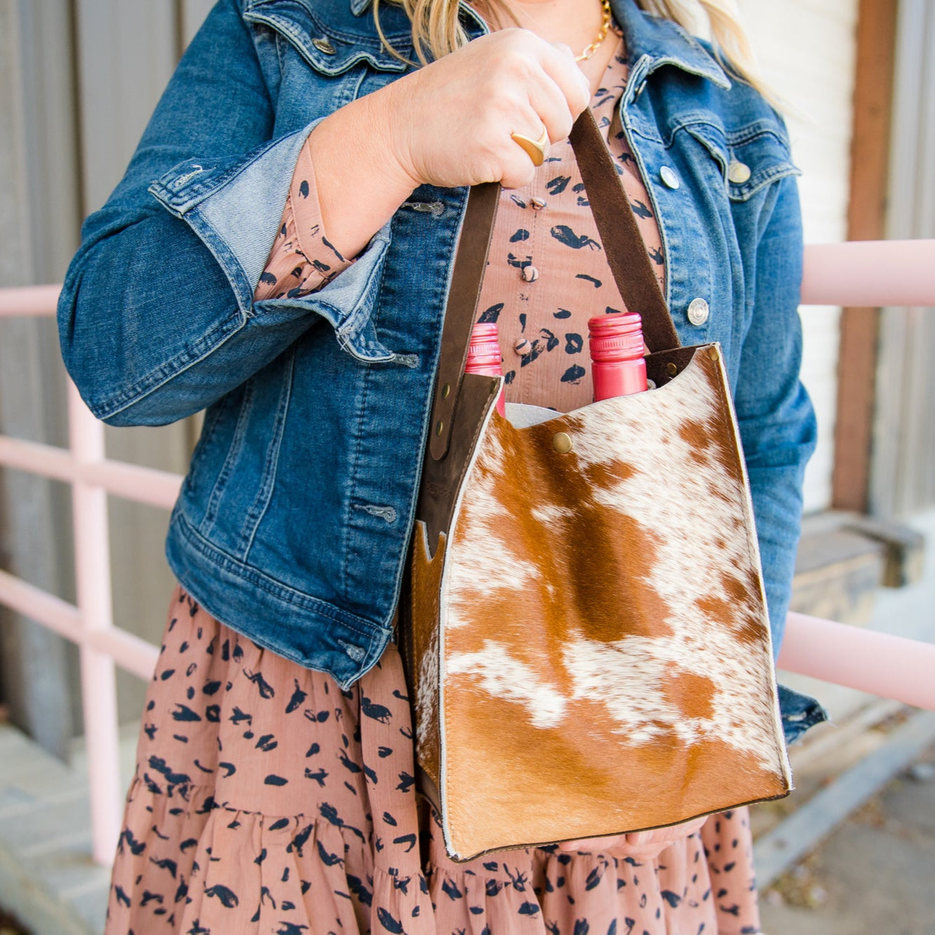 Leather Wine Bag