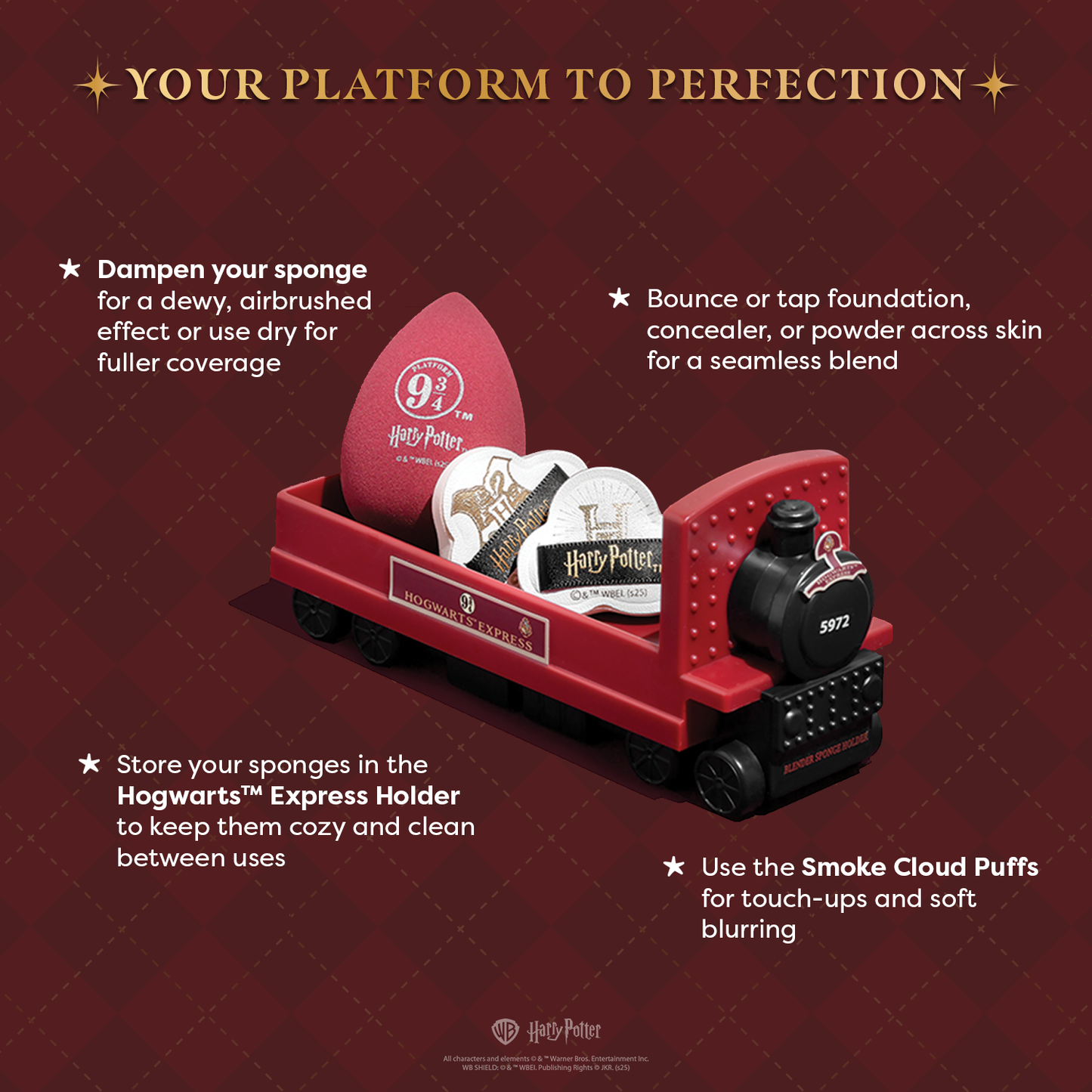 Harry Potter Holiday | Hogwarts™ Express Sponge Set - Osadia Concept Store