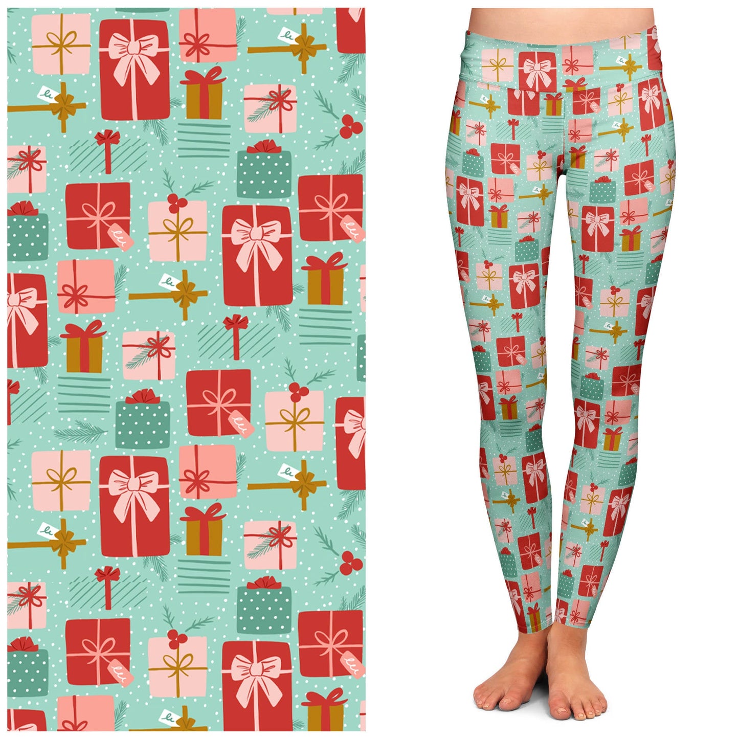 All Wrapped Up Buttery Soft Leggings by Lipstick & Chrome TC2