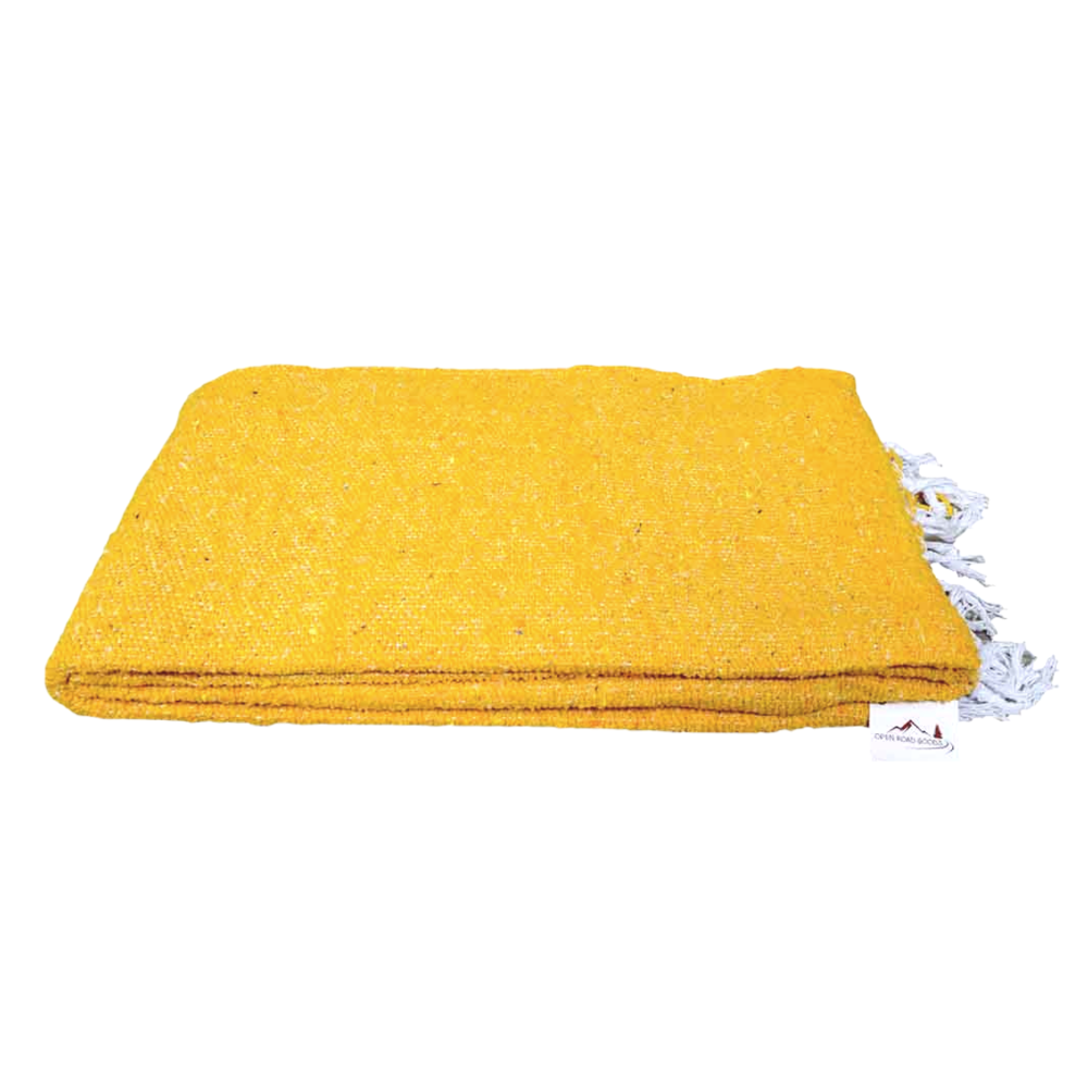 Solid Yellow Mexican Blanket