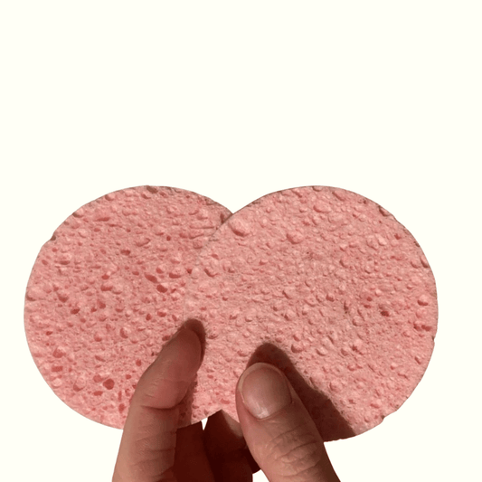 YOSMO Reusable Face Cleansing Sponges (2-Pack)