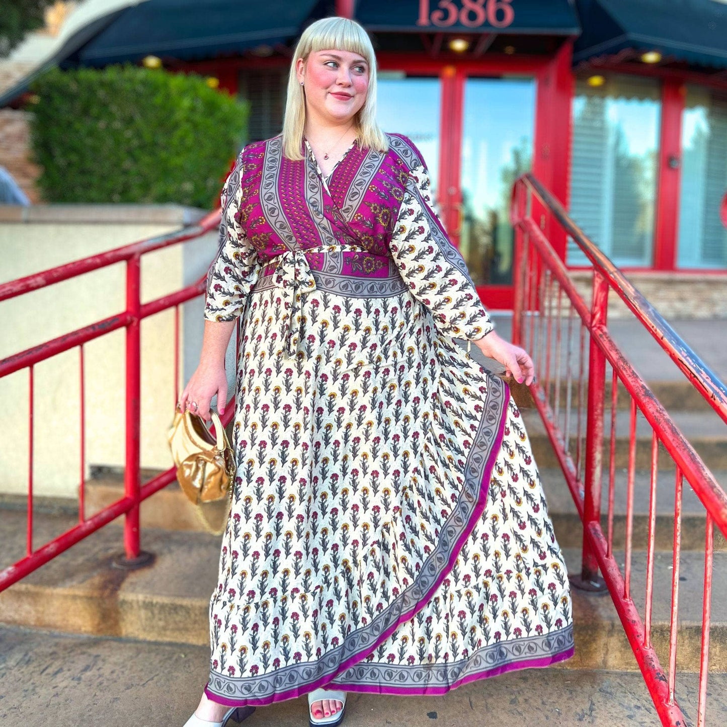 Zaria One-of-a-Kind Wrap Dress – Handmade, Sustainable, Stunning