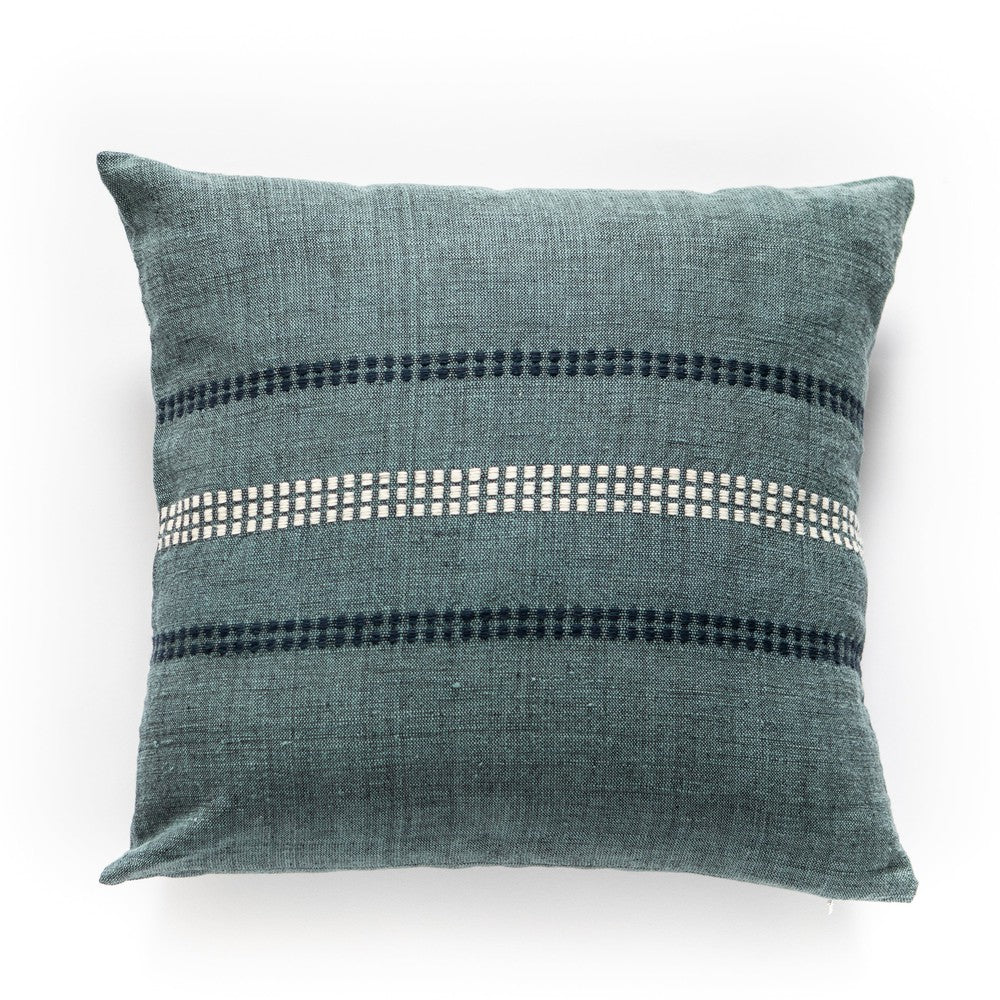 Zenach Handwoven Ethiopian Cotton Throw Pillow