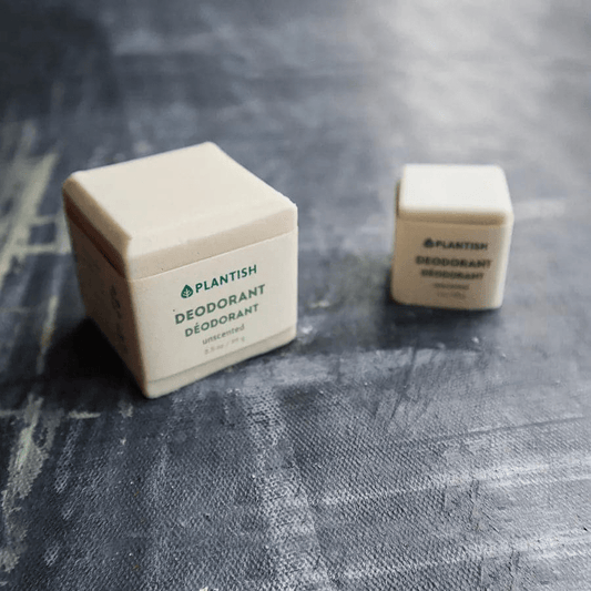 Zero Waste Deodorant Bar - Unscented & All-Natural