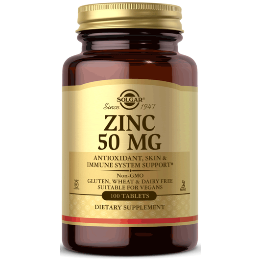Solgar Kosher Zinc 50 100Tabs