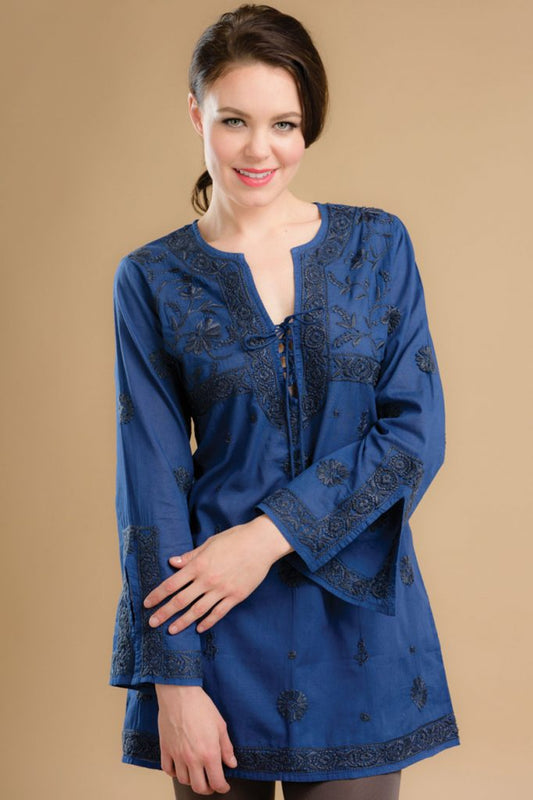 Nadira Embroidered Tunic - Osadia Concept Store