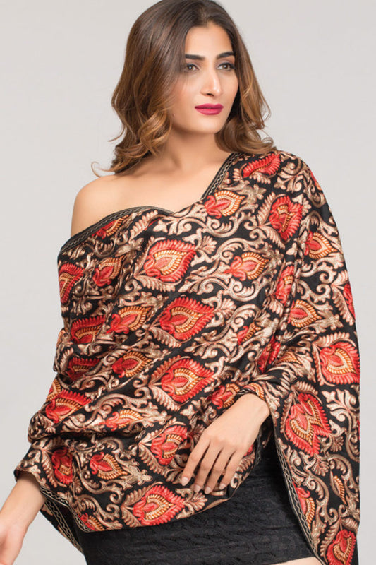 Mandira Embroidered Shawl - Osadia Concept Store