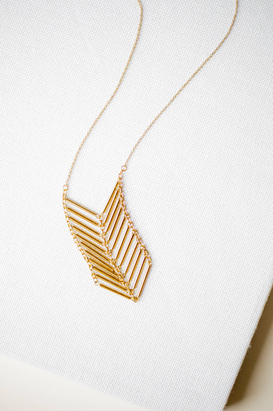 Chevron Small Necklace