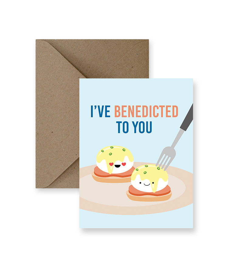 I’ve Benedicted To You Greeting Card - Osadia Concept Store