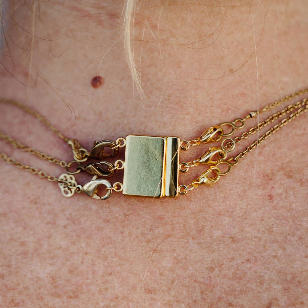 PURPOSE Jewelry - Layering Clasp: Gold Tone