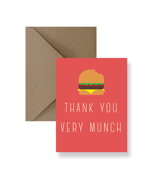 Thank You Very Munch Card - Osadia Concept Store