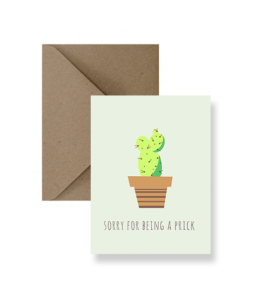 Sorry For Being A Prick Greeting Card - Osadia Concept Store