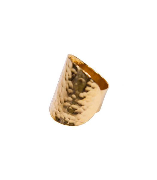 BURNISHED BRASS RING - Osadia Concept Store