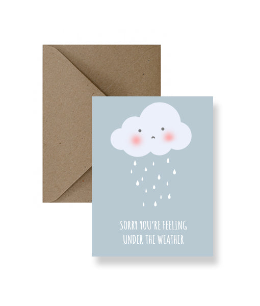 Sorry You’re Feeling Under The Weather Card - Osadia Concept Store